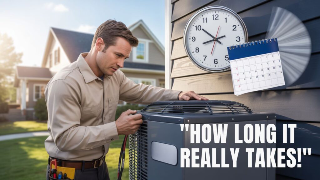 how long does hvac system installation take your complete guide
