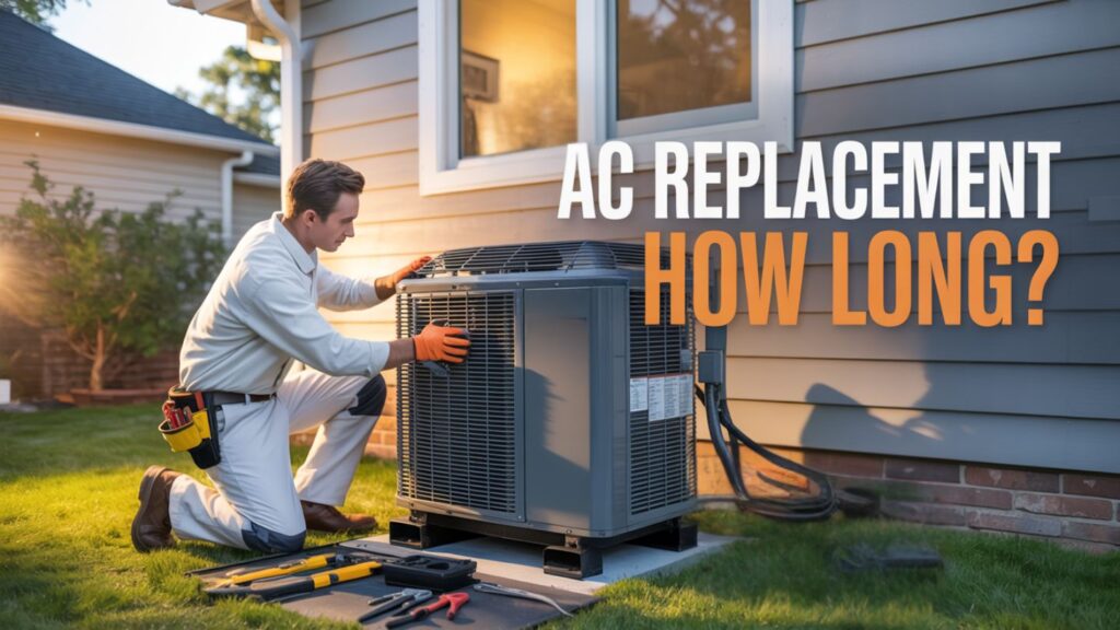 how long does it take to replace an ac unit